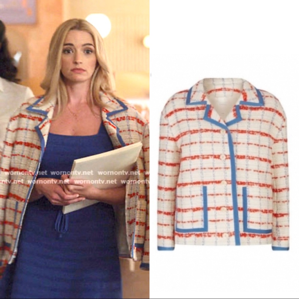 Sandro IdalineTweed Contrast Jacket